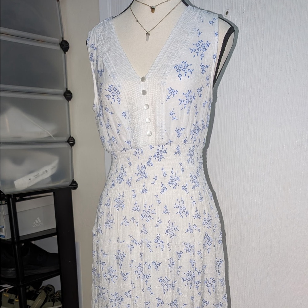 Othr Blue and Purple Spaghetti Strap Sundress